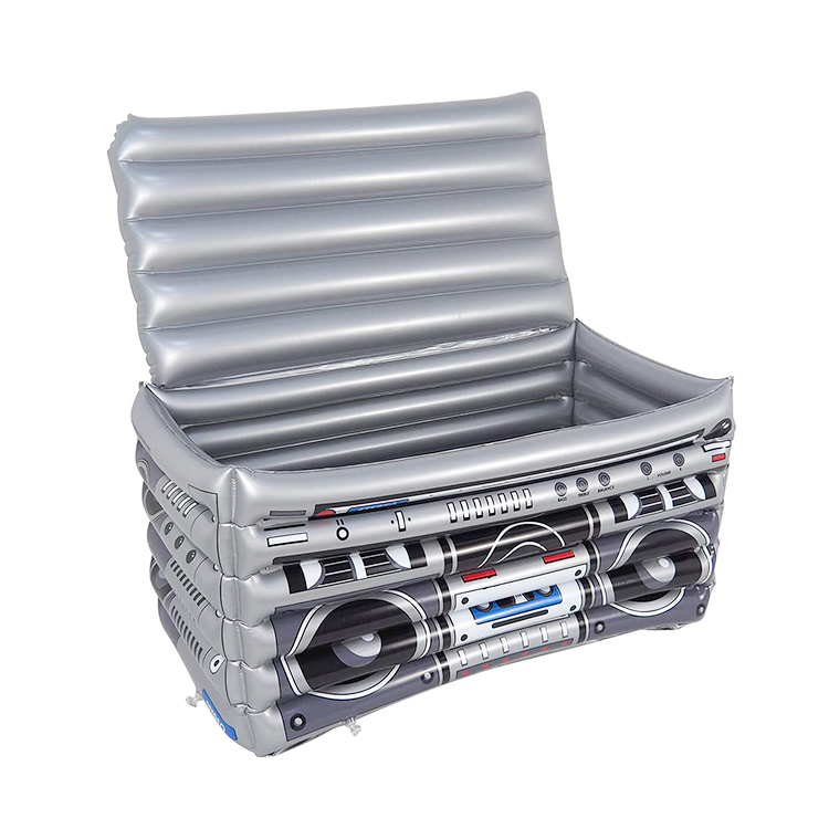 Inflatable Boom Box Drink Beverage Cooler floating cooler