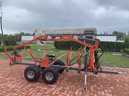 1.5 Ton ATV Log Trailers with Grapple Timber Wood Trailer