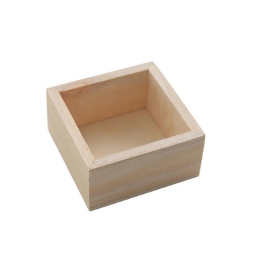 Small Unfinished Pine Wood Ring Boxes Wholesale