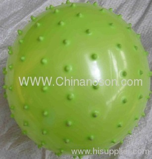 Green Pvc Massage Ball 16cm 45-50g 