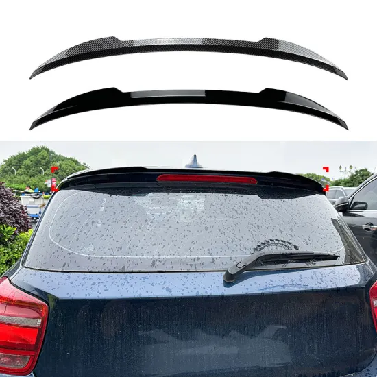 Hot Sale Gloss Black Rear Spoiler for BMW 1 Series (F20, F21) 2011-2019: Enhance Your Car's Style with this Premium Rear Trunk Roof Spoiler for 118i, 120i Models