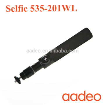 The extend monopod selfie stick build in bluetooth wireless AD-535-201WL