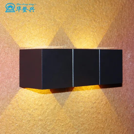 rectangular double head IP65 6w led wall light