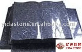 Blue pearl gravestone