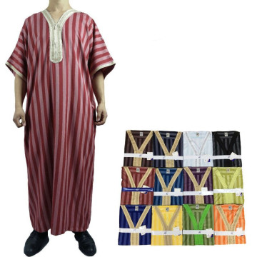 Moroccan Men Dress Caftan Short Sleeve