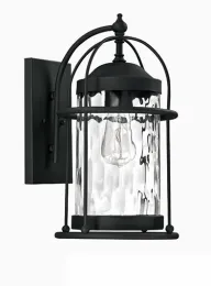 Black Vintage Glass Outdoor Graden Lamps