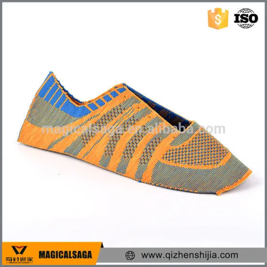 Knitting colorful sport upper 3D flyknit shoes uppper