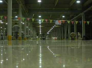 Construction of concrete sealing curing