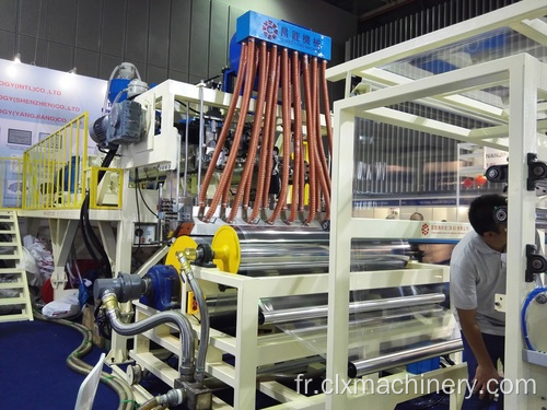 Équipement de fabrication de feuilles en plastique LLDPE