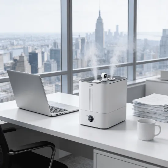 Ultra Quiet 36dB Smart Humidifier 9.5L with Lid-Free Design and Humidistat