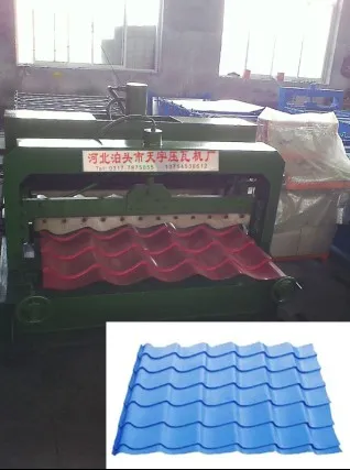 Popular metal roof tile making machine