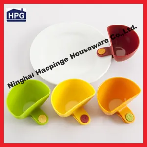 Mini plastic sauce plate/bowl