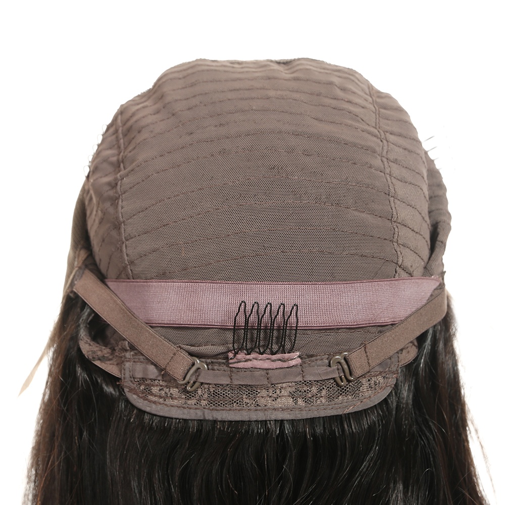 High Quality Brazilian 11A Grade Hair 13*4 Partial Brown Swiss Human Hair Lace Front Wigs