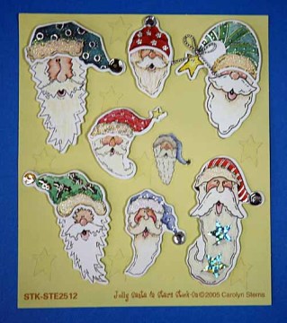 Christmas Snowman Paper Self-Adhesive Stickers Set Santa-Clause Suit for Gift Packing, Household Decoration DIY Art Stickers