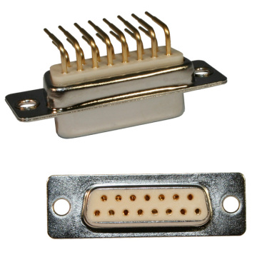 D-SUB R A FEMALE MACHINE PIN 7.2mm FOOTPRINT