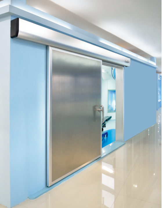 Hospital door system hermetic sliding door