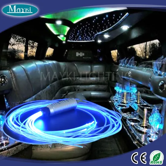 Most flexible fiber LED interior light for luxury car decorative using