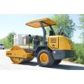 Yellow Road Roller Stock Photo