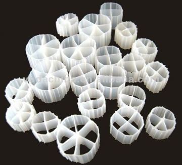 25*12mm Biocell Filter Media used in fluidized bed
