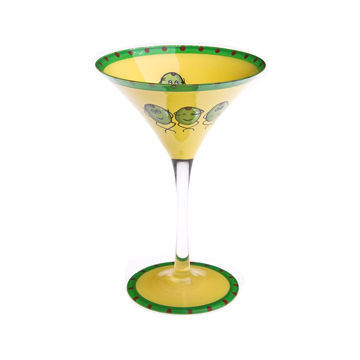 Hand Painted Cocktail Glass with 200mL Capacity