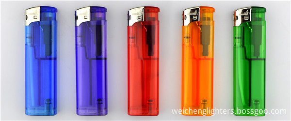 ISO transparent electronic lighter