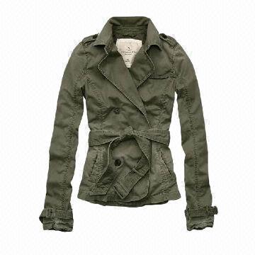 Men's spring jacket, cotton fabric, garment washed