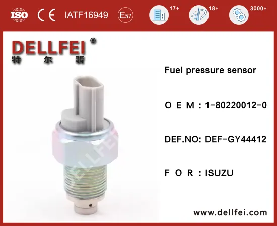 Fuel Rail Pressure Sensor 1-80220012-0 for ISUZU