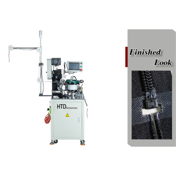 Nylon Zipper Making Machine For Pin Box Inserting