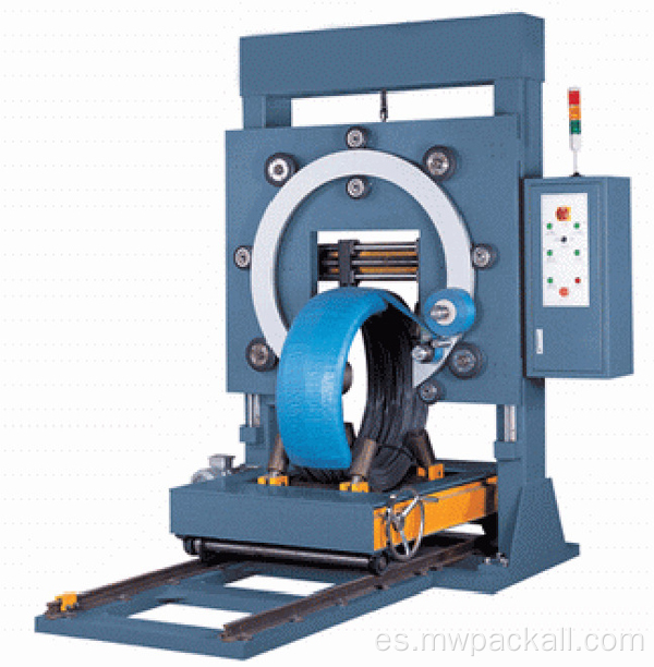 Máquina de embalaje de estiramiento de tuberías de PVC controlada por PLC