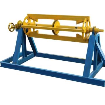Manual Feeding Decoiler Machine for 5-10 Tons Metal Steel Coils in 1m and 1.2m Widths