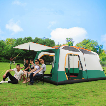 High Quality Automatic Outdoor Big Camping Tent Family House Two rooms Fold Tent