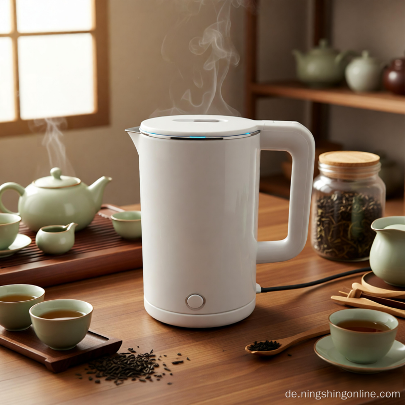 Moderner elektrischer Wasserkocher mit 1500 W
