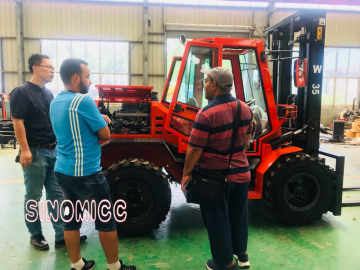 3.5 Tons 4x4 Rough Terrain Forklift W35