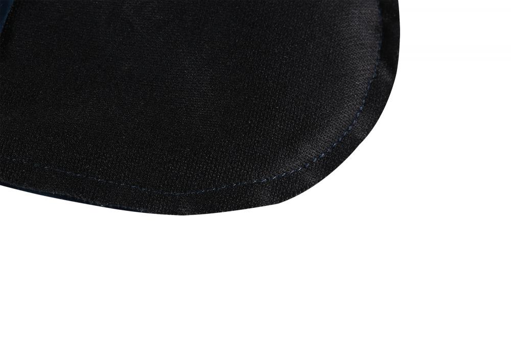 Velvet round pouch with black string