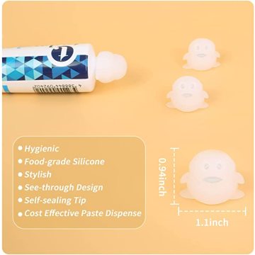 Cute Penguin Toothpaste Cap Self Closing Toothpaste Lid