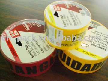 Cheap yellow/red PE Barricade tape