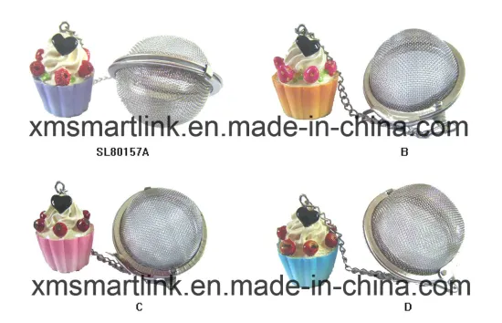 Promotion Cake Decor Tea Strainer Gifts, Tea Ball Infuser