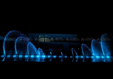 Large Dry Floor Musical Fountain