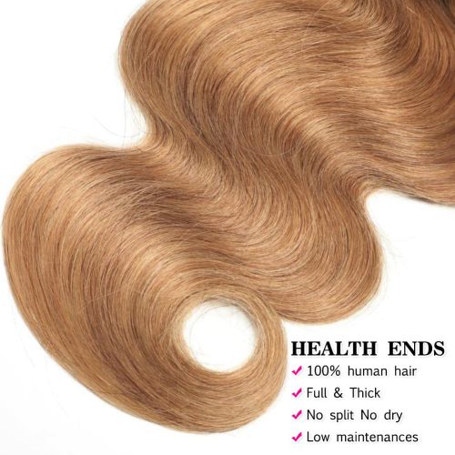 Ombre Human Hair Body Wave Bundles