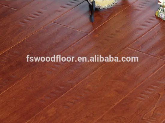hand scraped hardwood flooring maple from Yorking factory