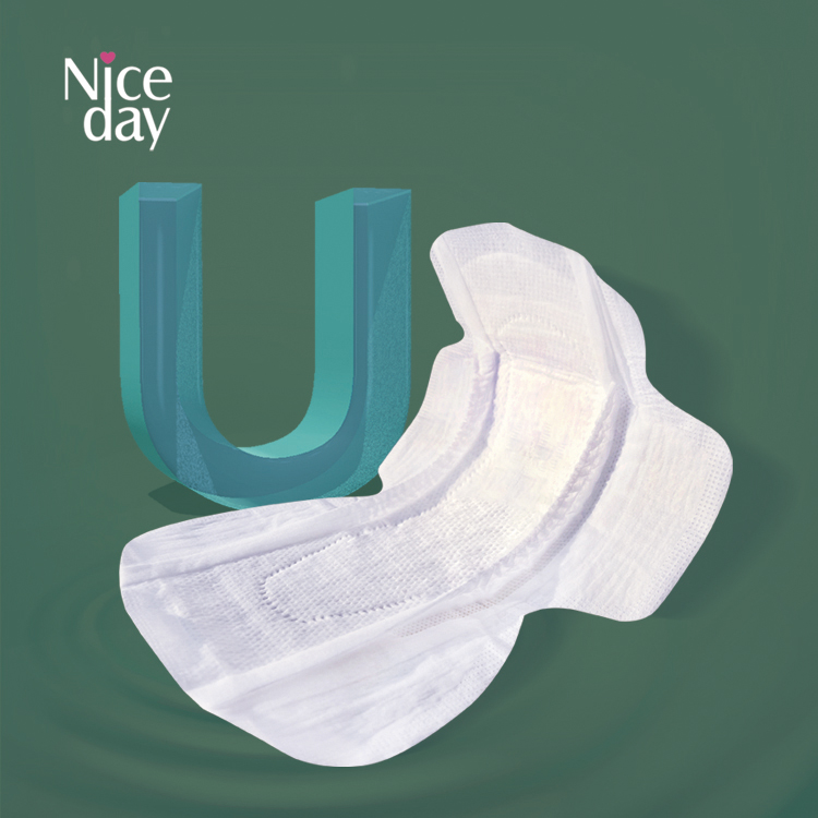 U-fit 3D leak guard sport sanitary pad