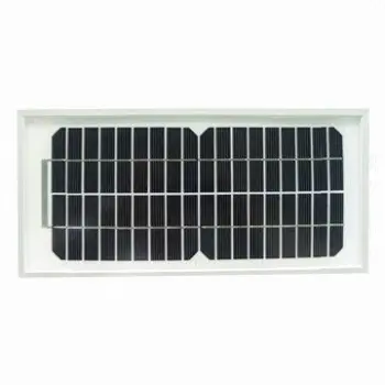 Mono Solar Panel, 5W Output Power, Measure 340 x 163 x 25mm with Junction Box, Easy to Install