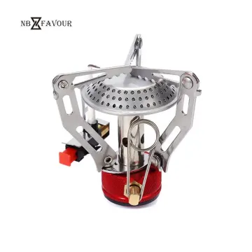 Nb-Favour Outdoor Mini Gas Stove BBQ Burners for Hiking