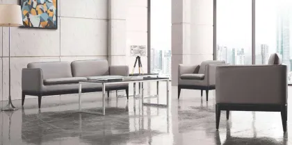 Dious Modern office sofa with stainless legs,leisure sofa,executive office sofa