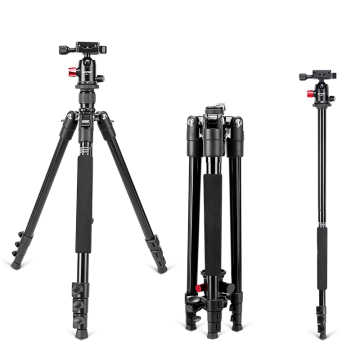 Zomei M6 161 CM 4 Sections Foldable Aluminum Alloy Camera Tripod