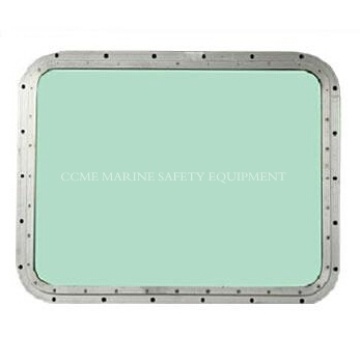Marine fire resistant window marine rectangular window