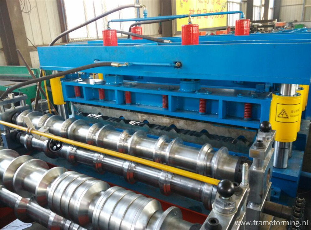 Trapezoidal Colored Metal and Corrugated Roof Sheet Making Machine