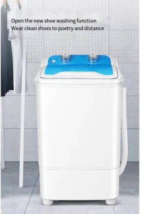 Mini Large Capacity Shoe Washing Machine: Laundry, Shoe Washing, and Drainage