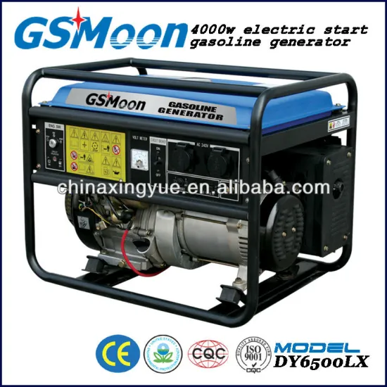 6kw CE and EPA approval Electric start Portable Gasoline Generator.