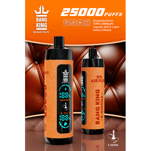 Bang King 25K E-SHISHA DTL Disposable Vape